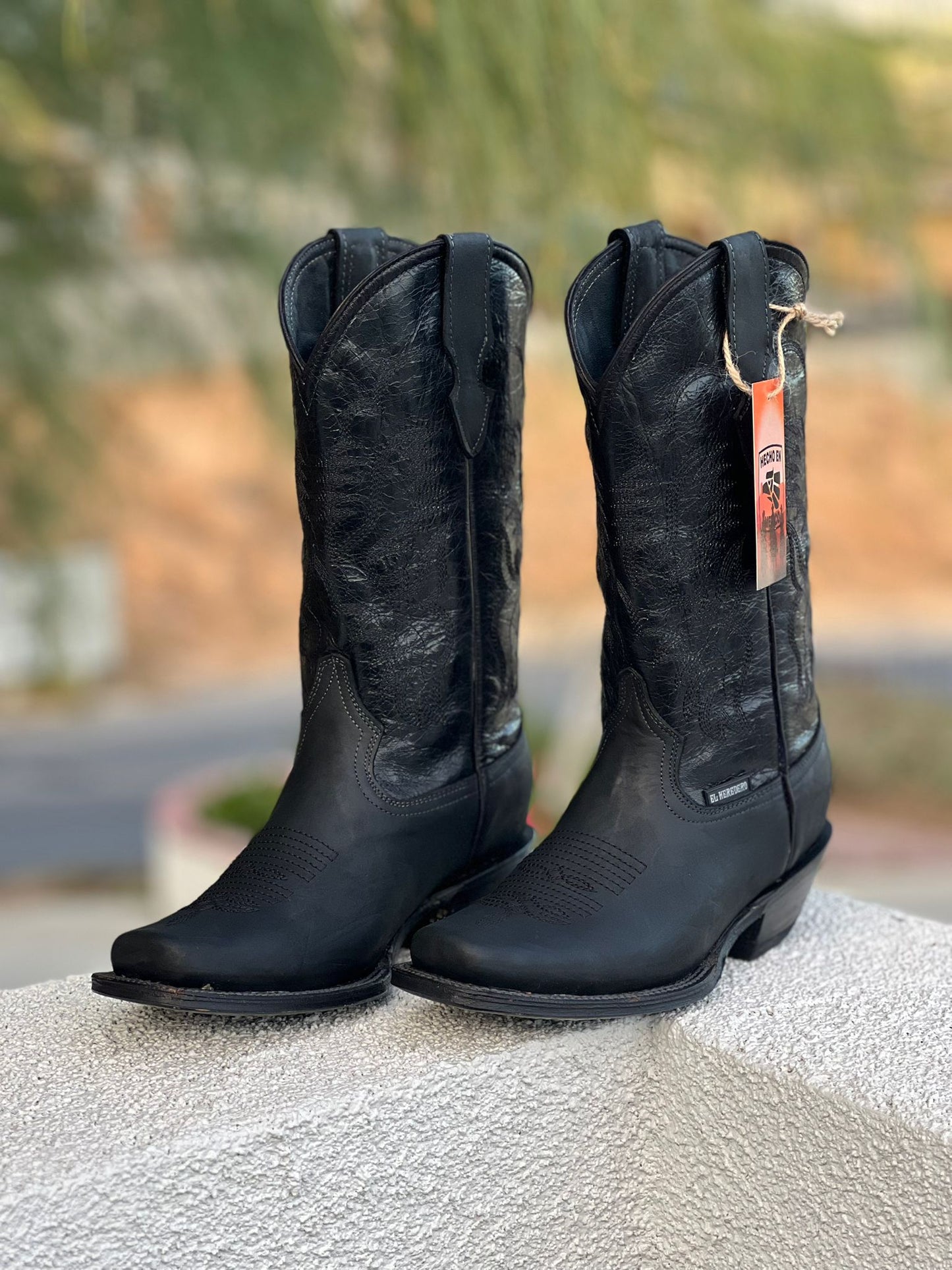 Black boots